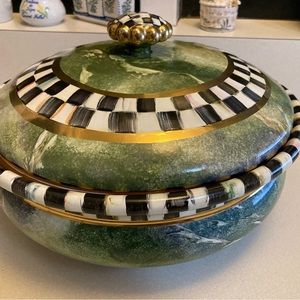 MacKenzie-Childs vintage (2005 retired) casserole dish with lid.